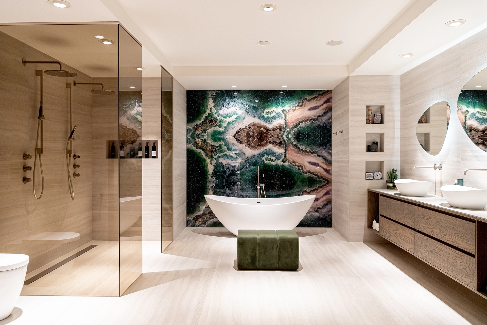 Badkamer in showroom Intermat Mijdrecht