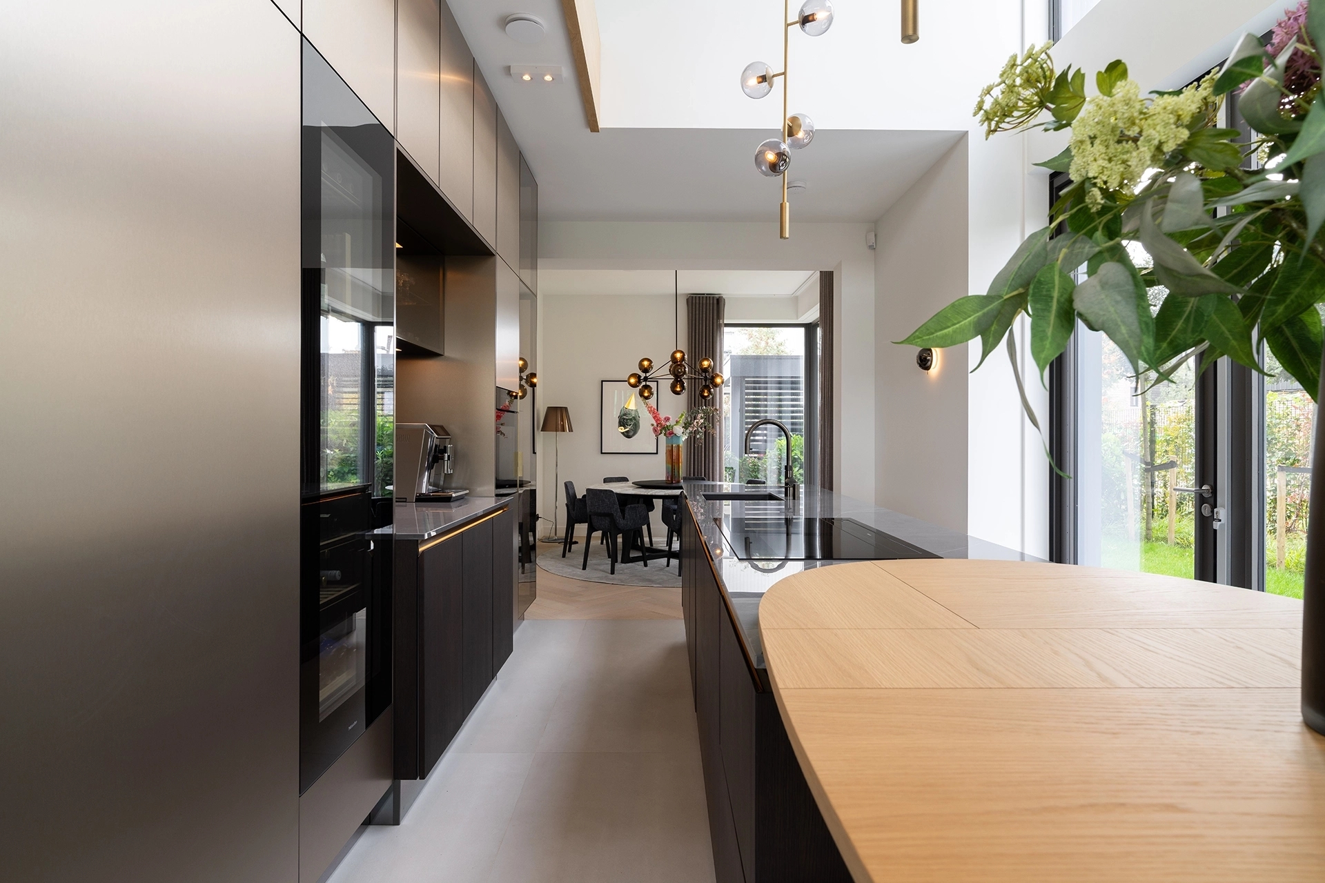 Moderne SieMatic SLX keuken in bronze brushed Intermat03