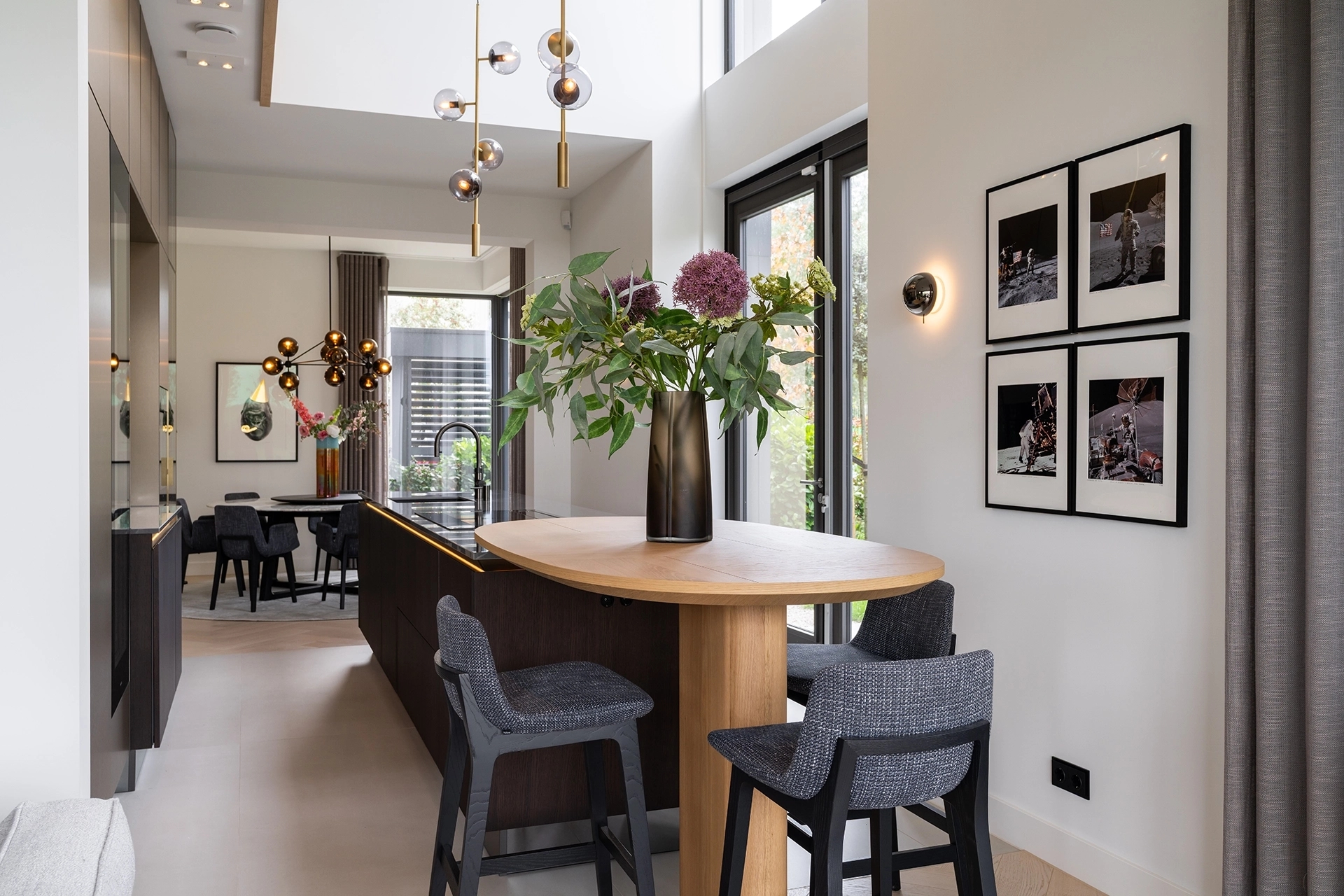 Moderne SieMatic SLX keuken in bronze brushed Intermat20