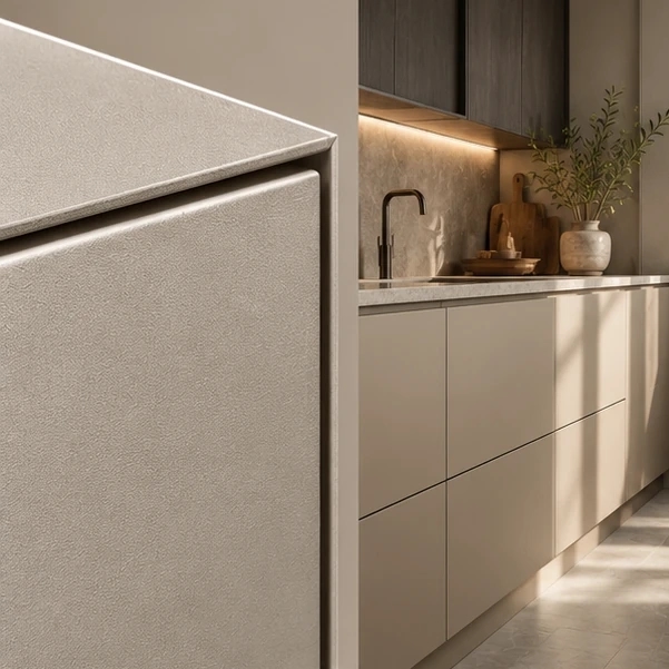 Kunststof en melamine keukenfronten Intermat Keukens