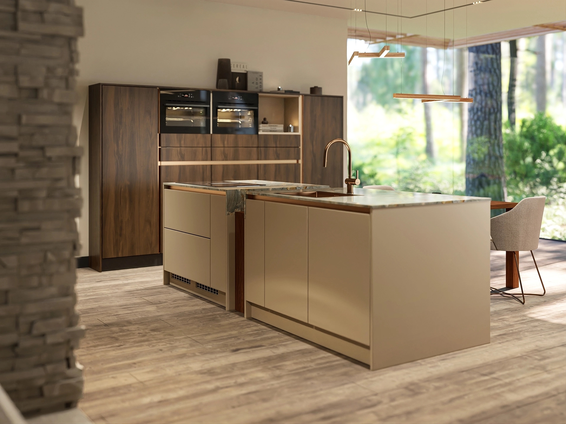 Moderne Keller keuken Intermat11