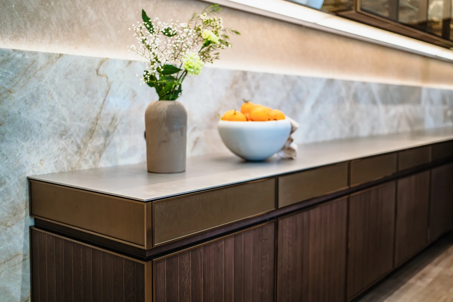 SieMatic keukenfront houtfineer ribbel structuur Intermar
